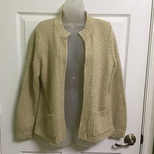 Jason Maxwell Women’s Sweater Open Front Cardigan Sz Large